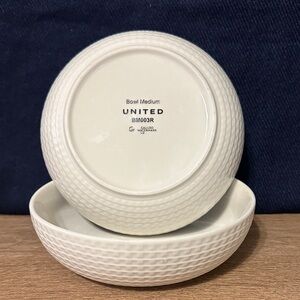 United Airlines, ceramic inflight service bowls- set of 2